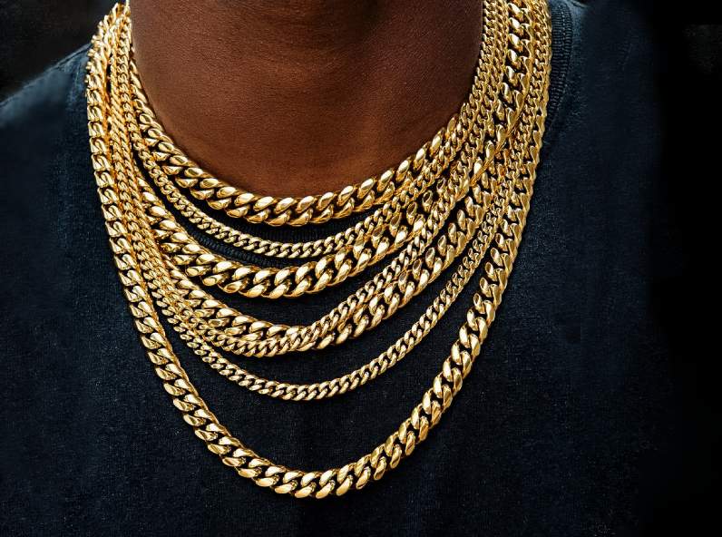 9mm Iced Out Rope Chain