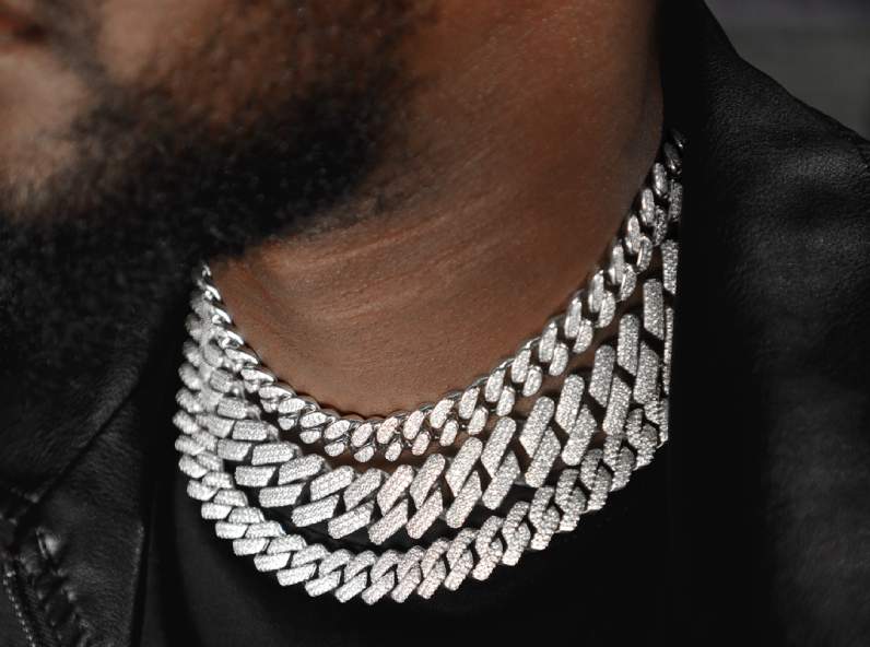 9mm Iced Out Rope Chain