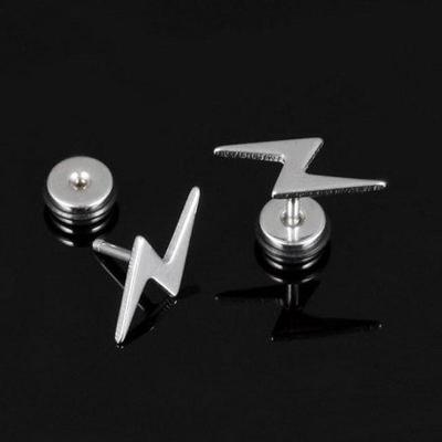  Stainless Steel Flash Stud Earrings