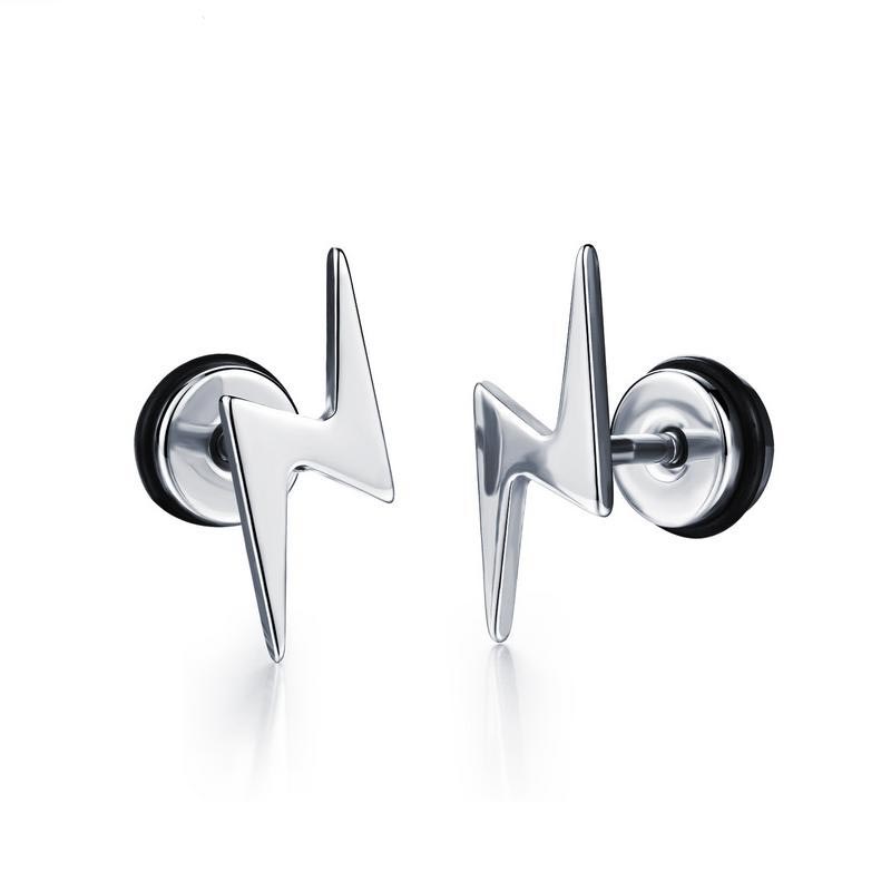  Stainless Steel Flash Stud Earrings