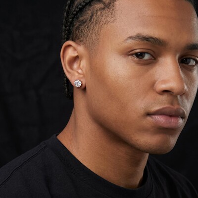  6-Prong Round Cut Stud Earrings