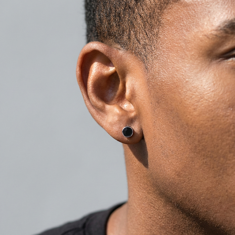 Color Magnetic Non-Piercing Stainless Steel Earrings Color Magnetic Non-Piercing Stainless Steel Earrings