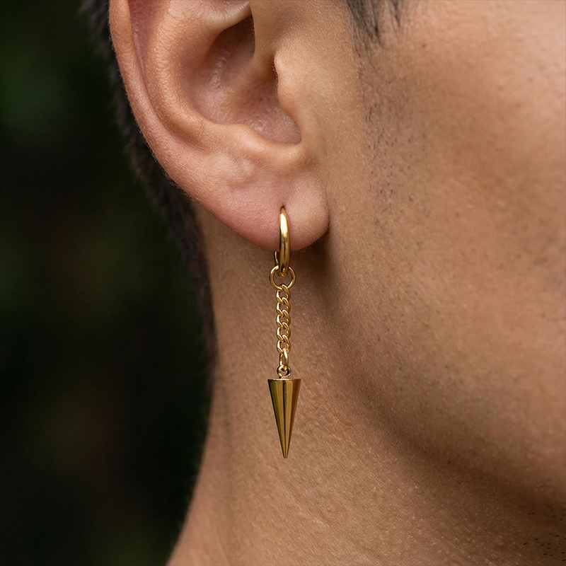 Rivet Cone Titanium Earrings Rivet Cone Titanium Earrings