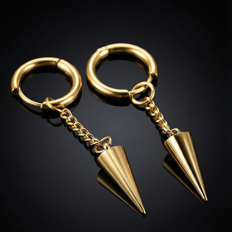 Rivet Cone Titanium Earrings Rivet Cone Titanium Earrings