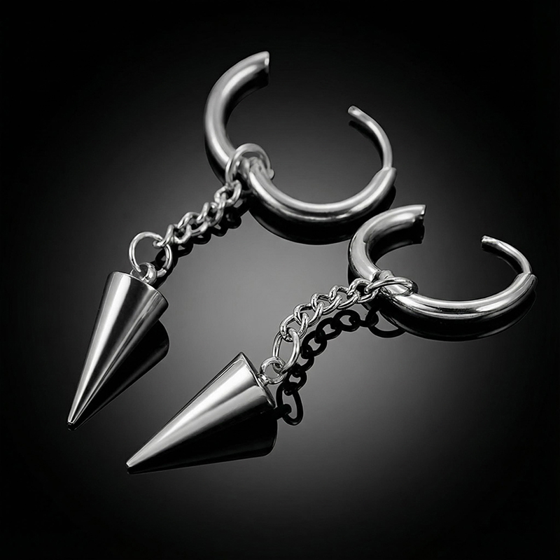 Rivet Cone Titanium Earrings Rivet Cone Titanium Earrings