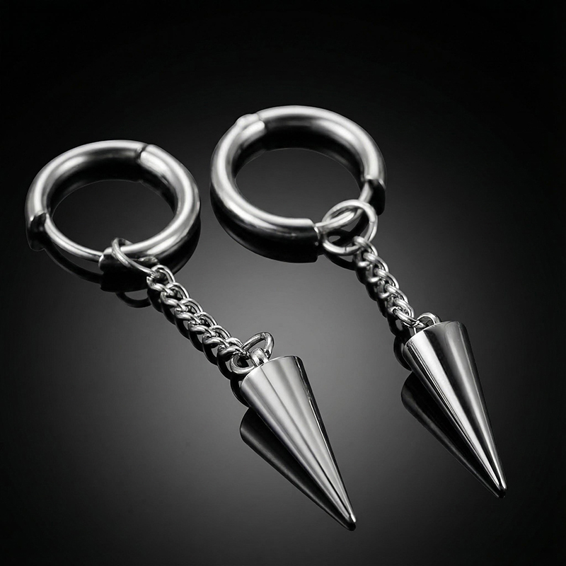 Rivet Cone Titanium Earrings Rivet Cone Titanium Earrings