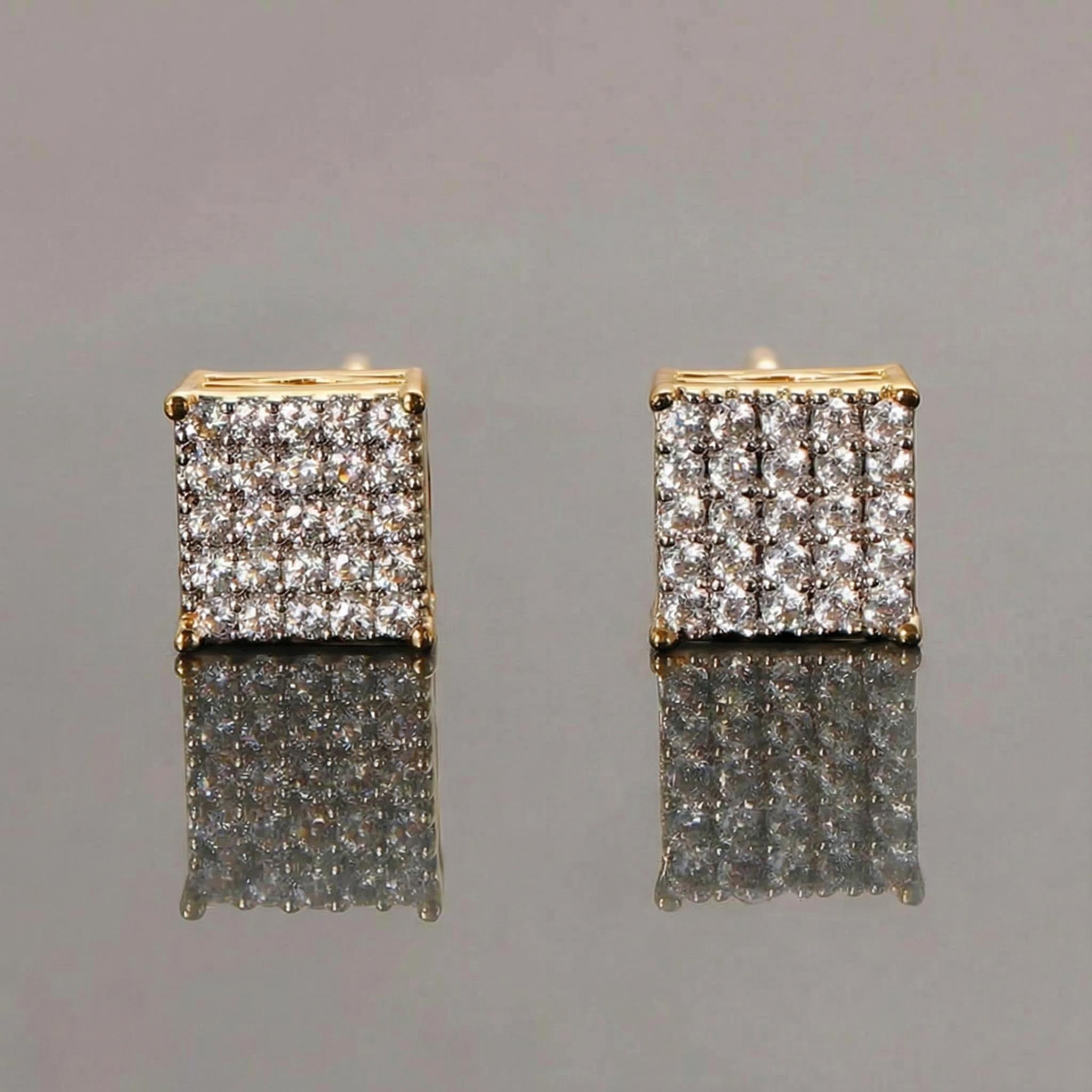 Square Stud Earrings-5*5mm Square Stud Earrings-5*5mm