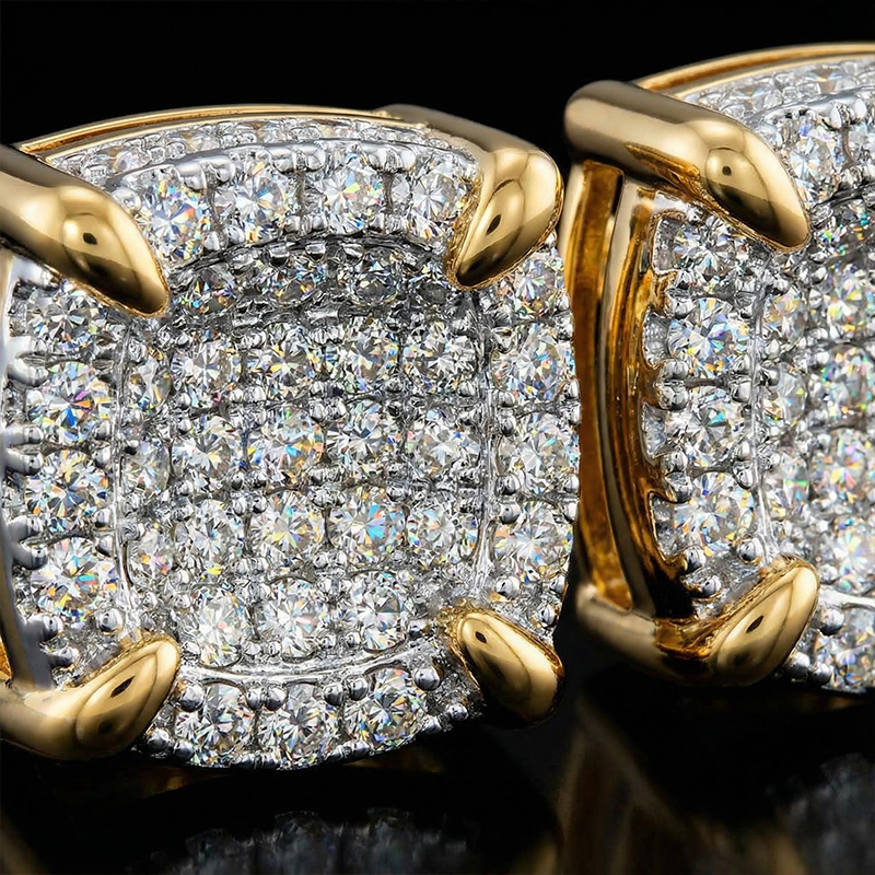 9*9mm-Rounded Square Stud Earrings 9*9mm-Rounded Square Stud Earrings