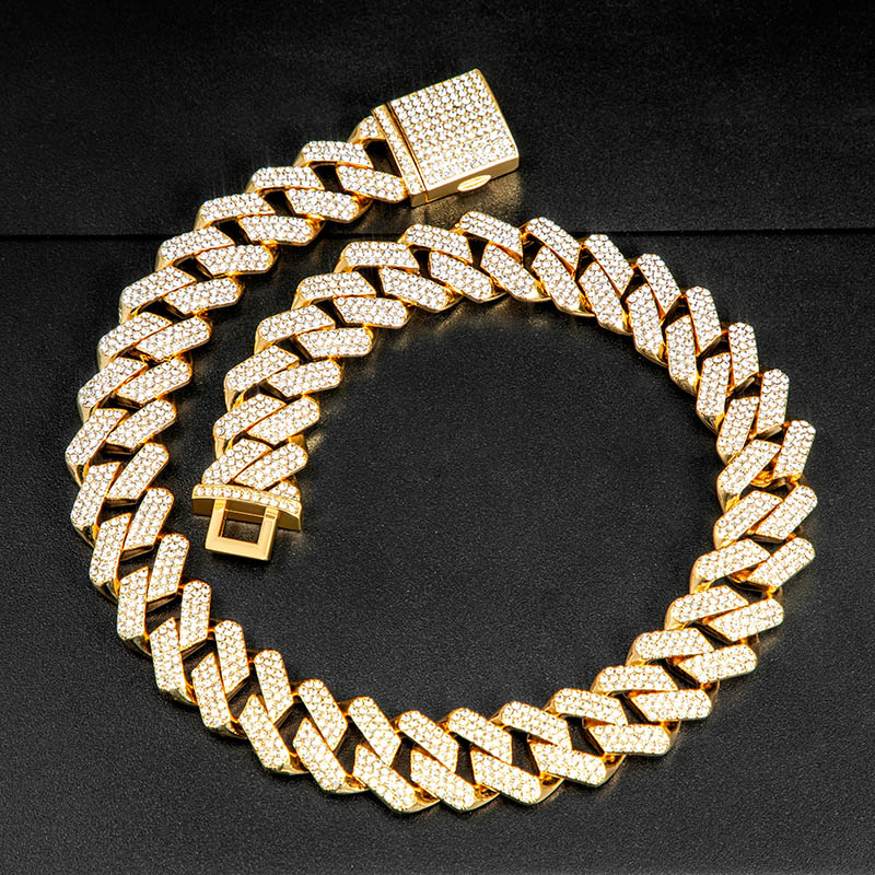 Iced 20mm Miami Cuban Chain with Big Box Clasp