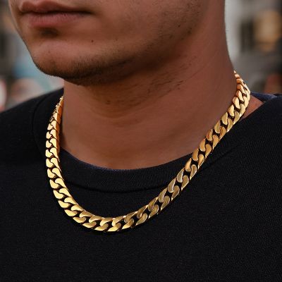 10mm Stainless Steel Miami Cuban Link Chain