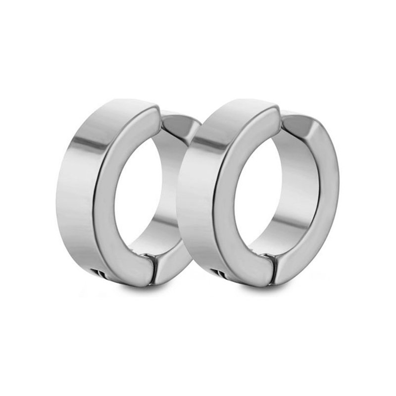  Clip on No-pierced Titanium steel Earrings