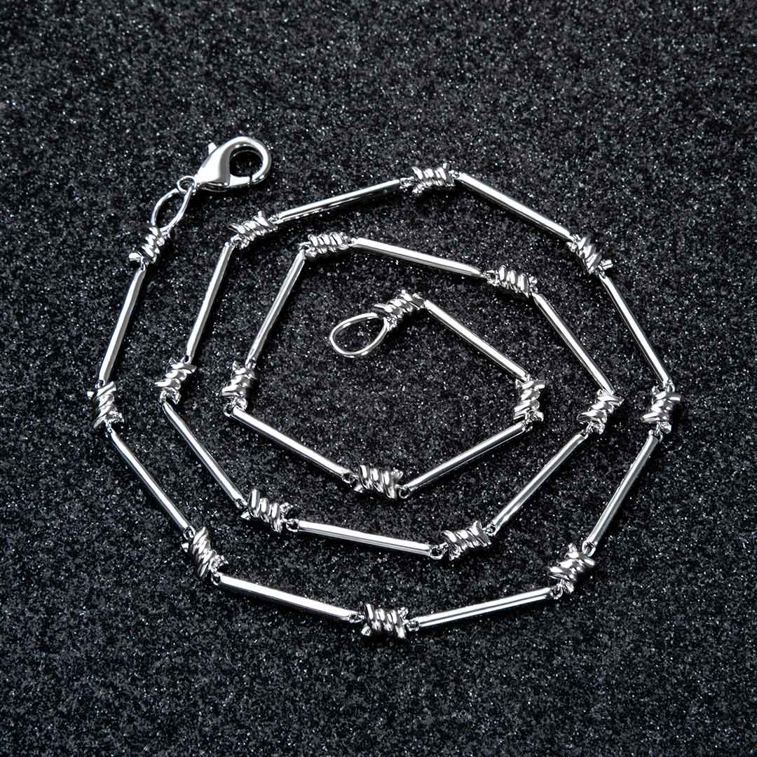Thorns Barb Wire Necklace