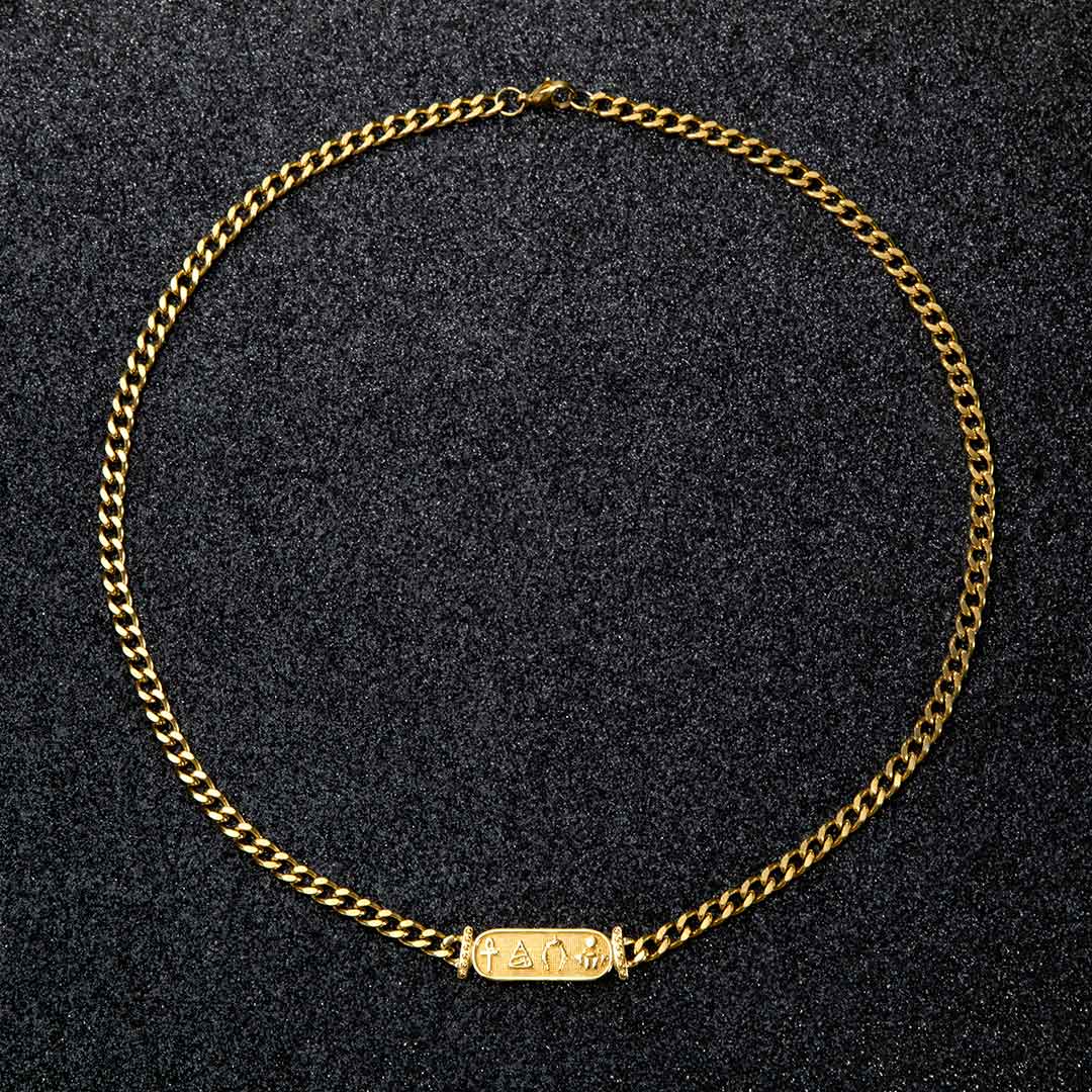5mm Egyptian Cuban Necklace