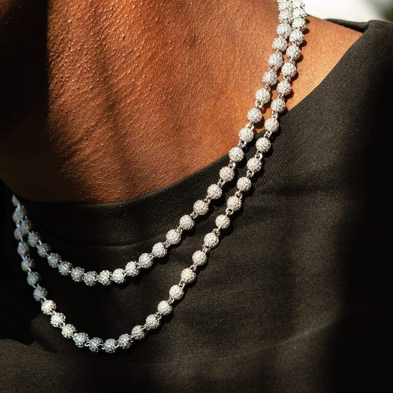 5mm Iced Beads Chain