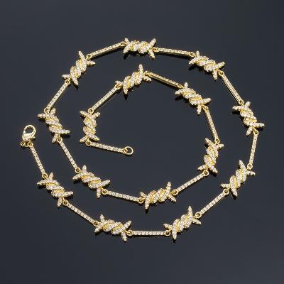 Iced 8mm Thorns Necklace