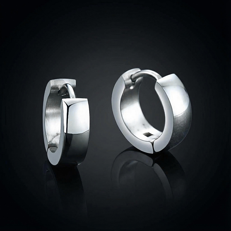 Stainless Steel Hoop Earrings