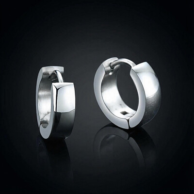 Stainless Steel Hoop Earrings