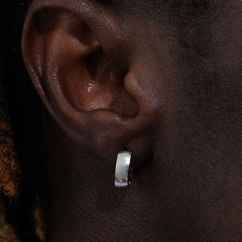 Stainless Steel Hoop Earrings