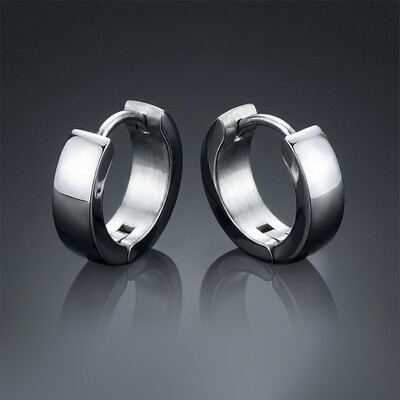 Stainless Steel Hoop Earrings