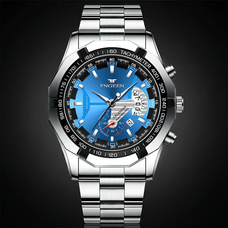 47mm Muti-function Quartz Watch for Men