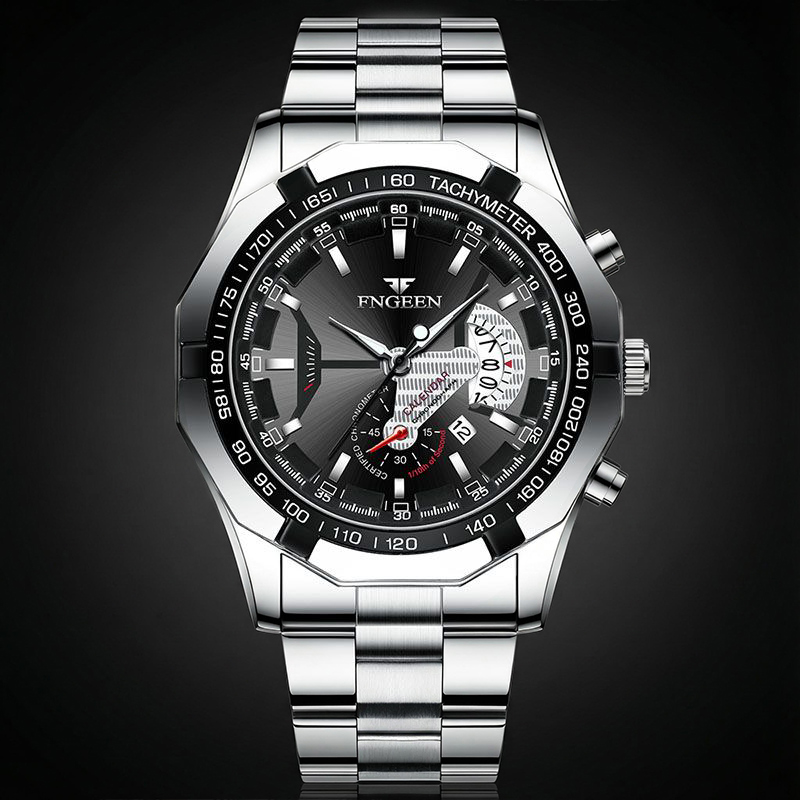 47mm Muti-function Quartz Watch for Men