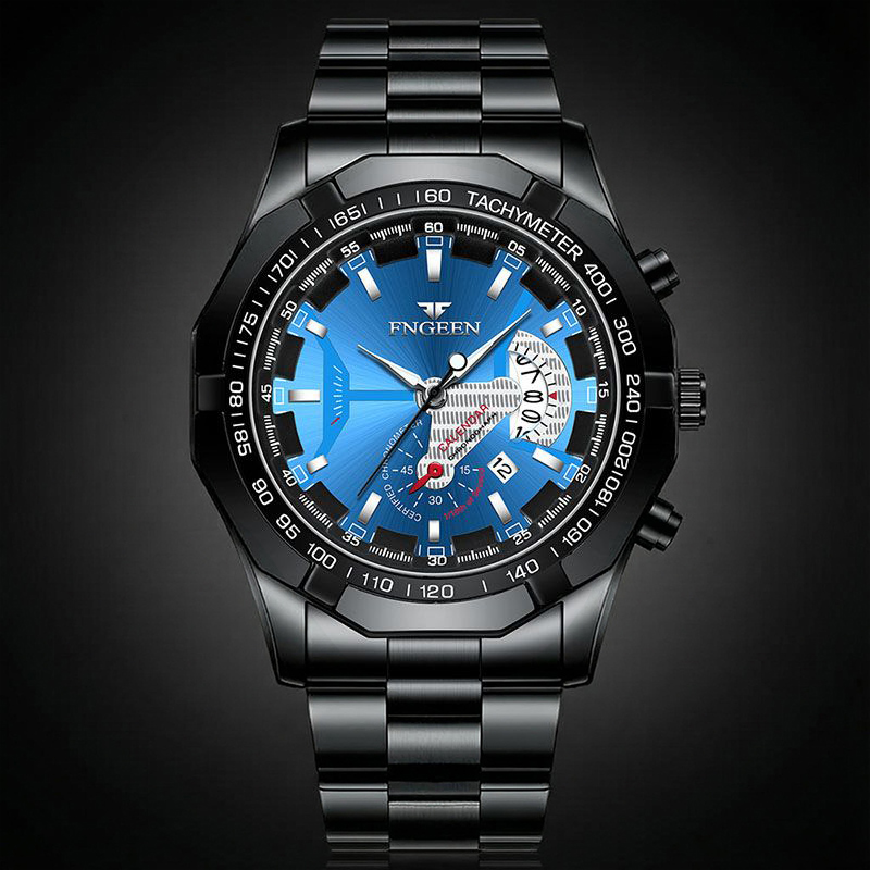 47mm Muti-function Quartz Watch for Men