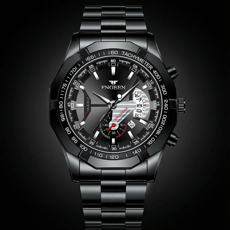 47mm Muti-function Quartz Watch for Men