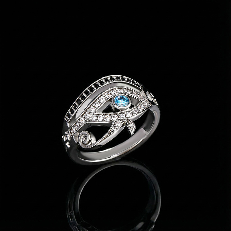 Iced Egyptian Eye of Horus Ring Iced Egyptian Eye of Horus Ring