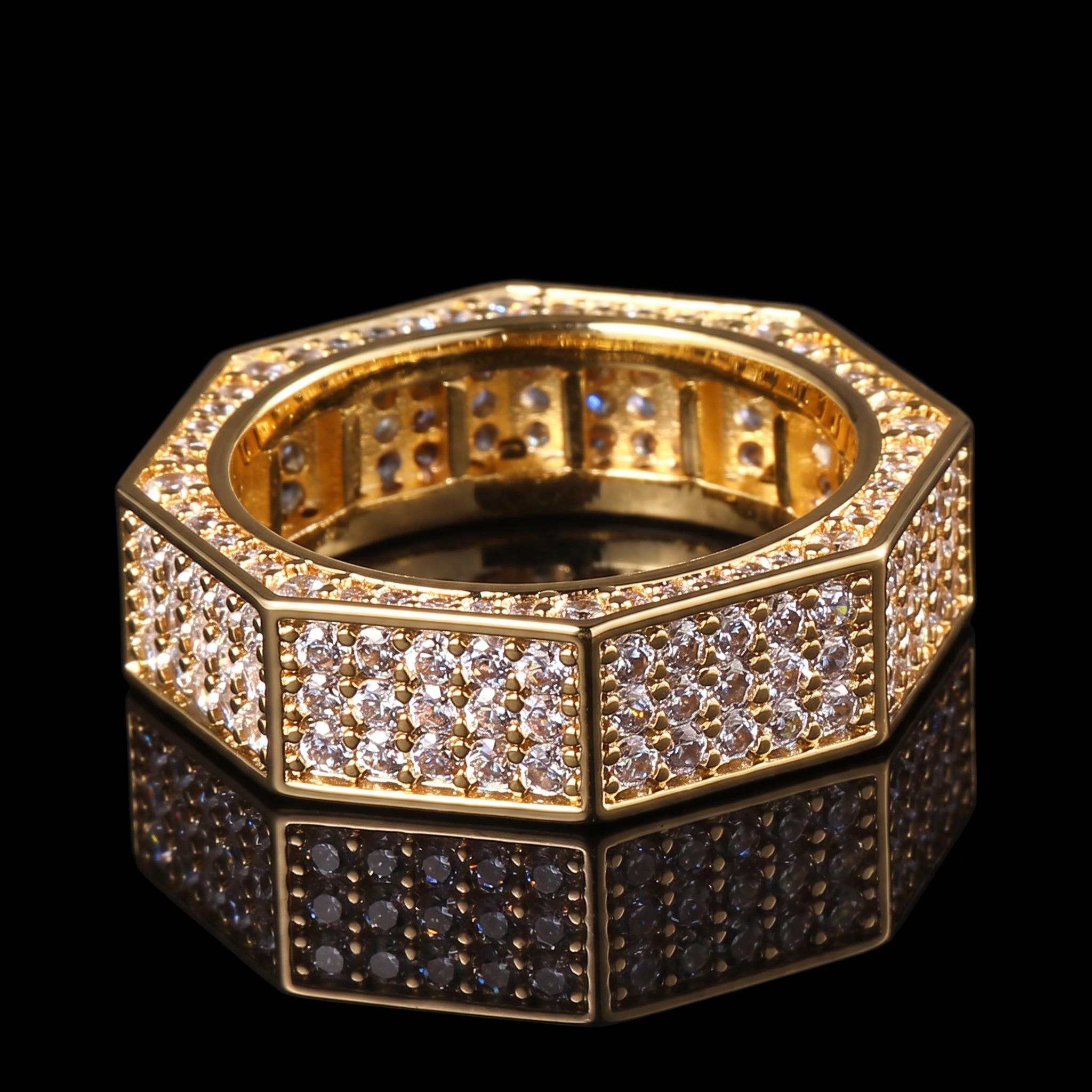 Iced Octagonal Ring Iced Octagonal Ring