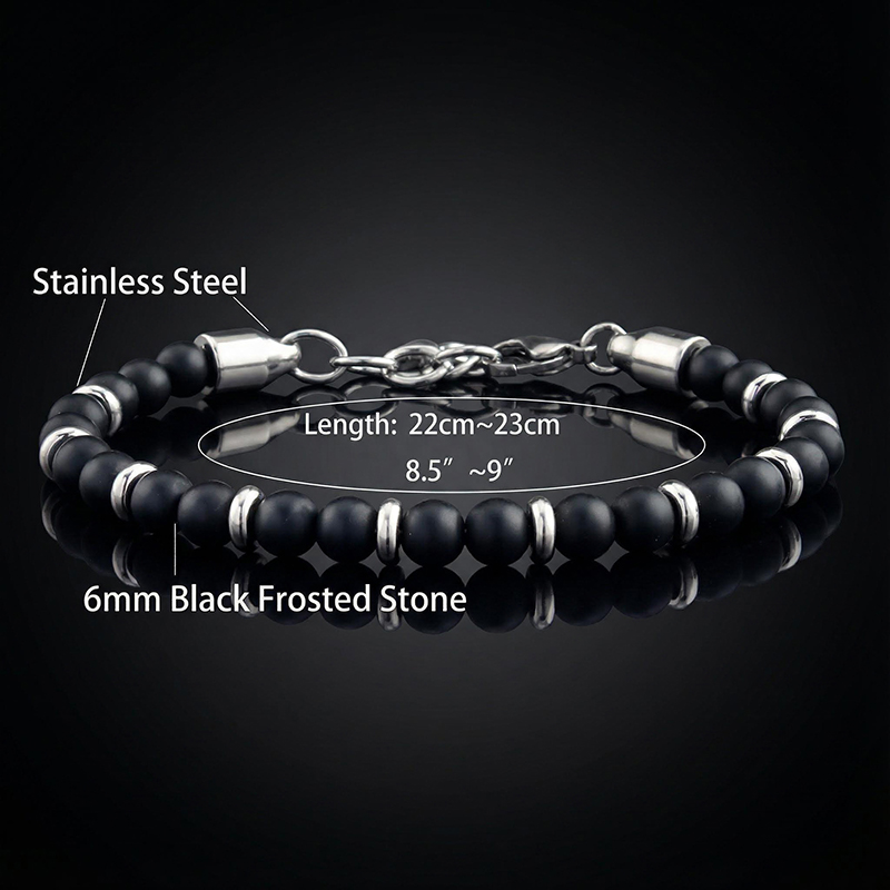 Natural Healing Stone Beads Anxiety Bracelet Natural Healing Stone Beads Anxiety Bracelet