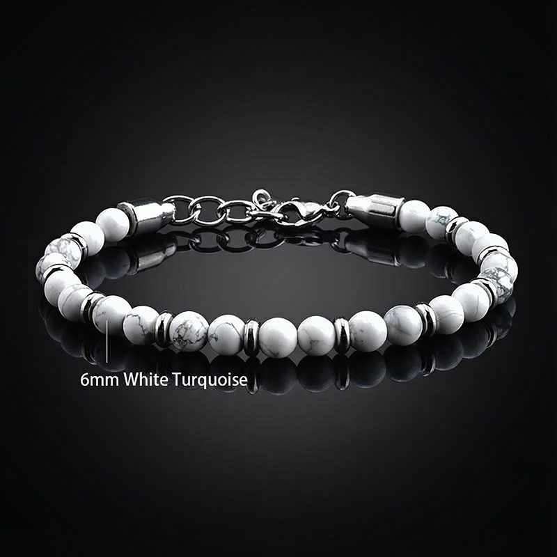 Natural Healing Stone Beads Anxiety Bracelet Natural Healing Stone Beads Anxiety Bracelet