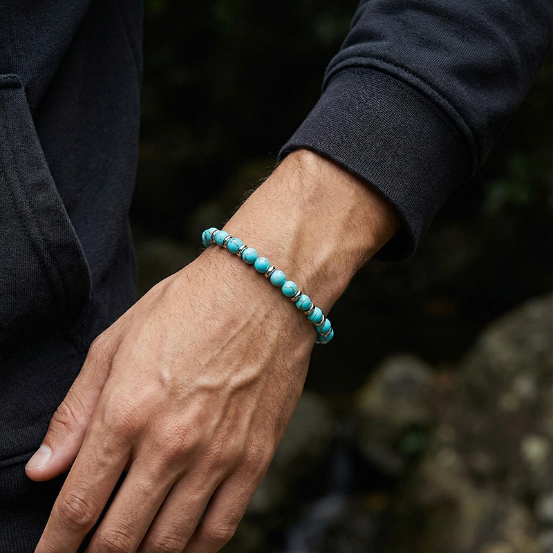 Natural Healing Stone Beads Anxiety Bracelet Natural Healing Stone Beads Anxiety Bracelet