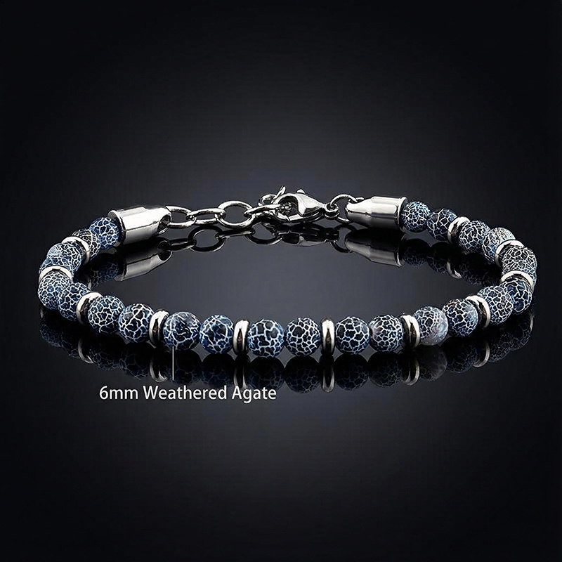 Natural Healing Stone Beads Anxiety Bracelet Natural Healing Stone Beads Anxiety Bracelet