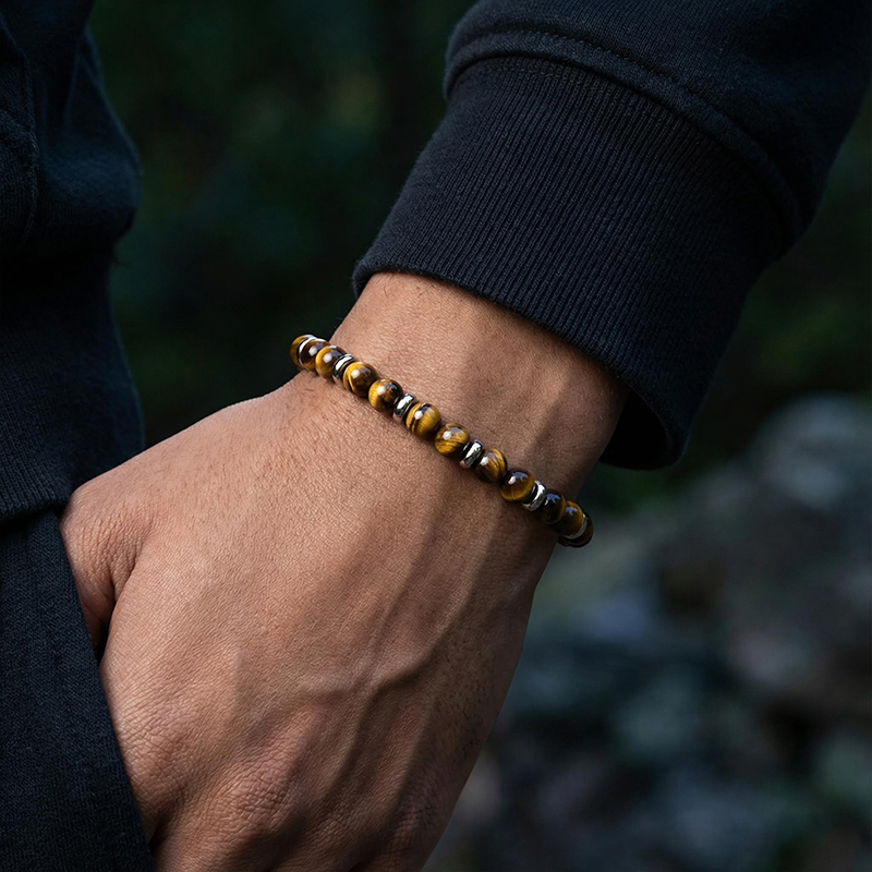 Natural Healing Stone Beads Anxiety Bracelet Natural Healing Stone Beads Anxiety Bracelet