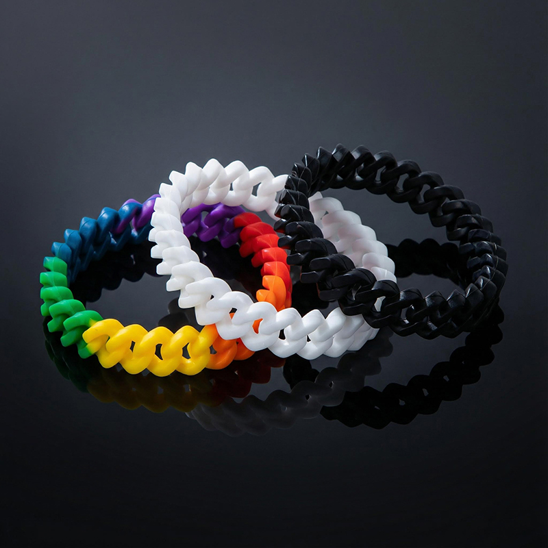 13mm Cuban Link Silicone Bracelet 13mm Cuban Link Silicone Bracelet