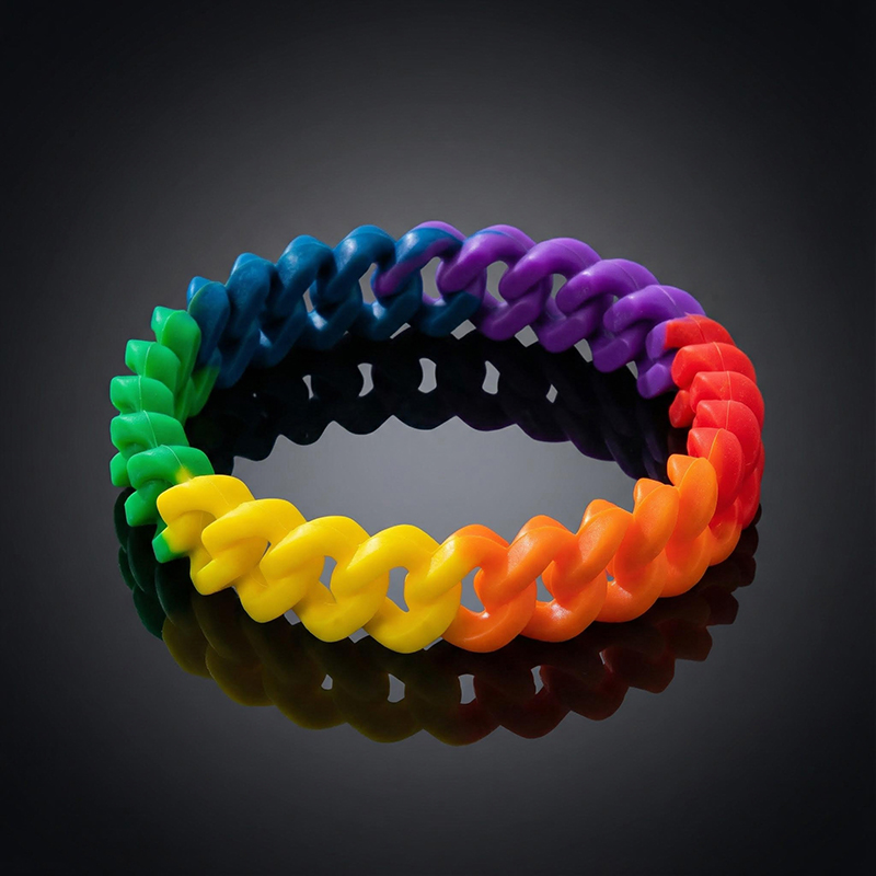 13mm Cuban Link Silicone Bracelet 13mm Cuban Link Silicone Bracelet