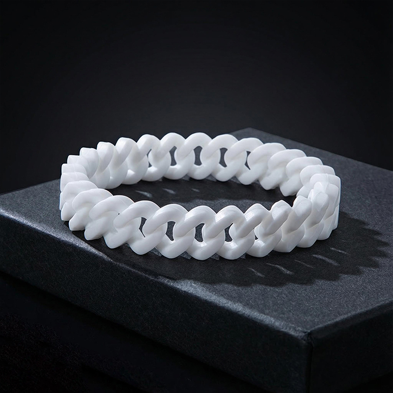 13mm Cuban Link Silicone Bracelet 13mm Cuban Link Silicone Bracelet