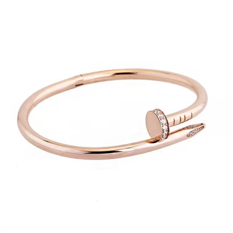 Iced Nail Men's Bangle Bracelet