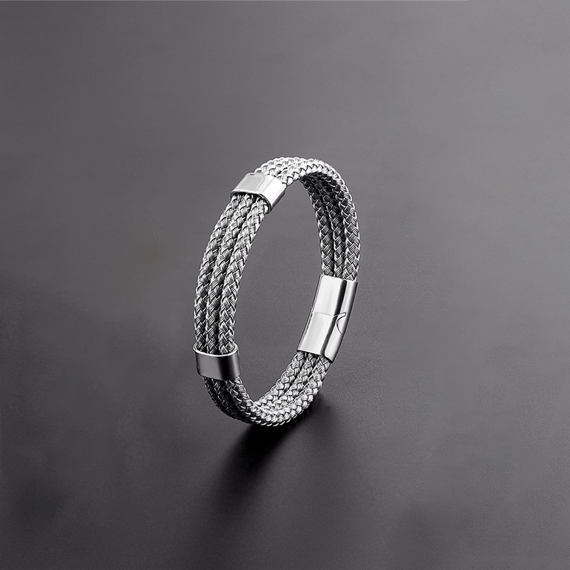 Stainless Steel Wire Magnetic Bracelet