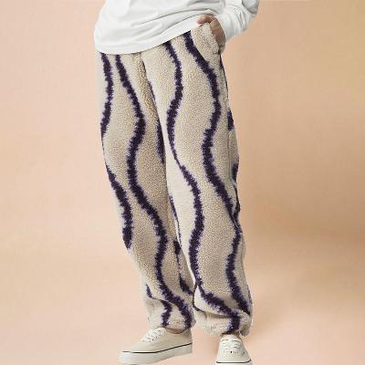 Polar Fleece Printed Casual Pants