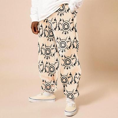 Flannel  Animation Print Casual Pants