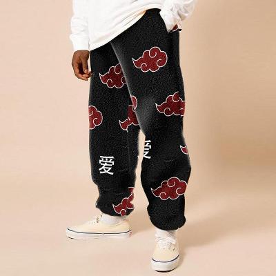 Flannel High Street Color Block Hip Hop  Casual Pants