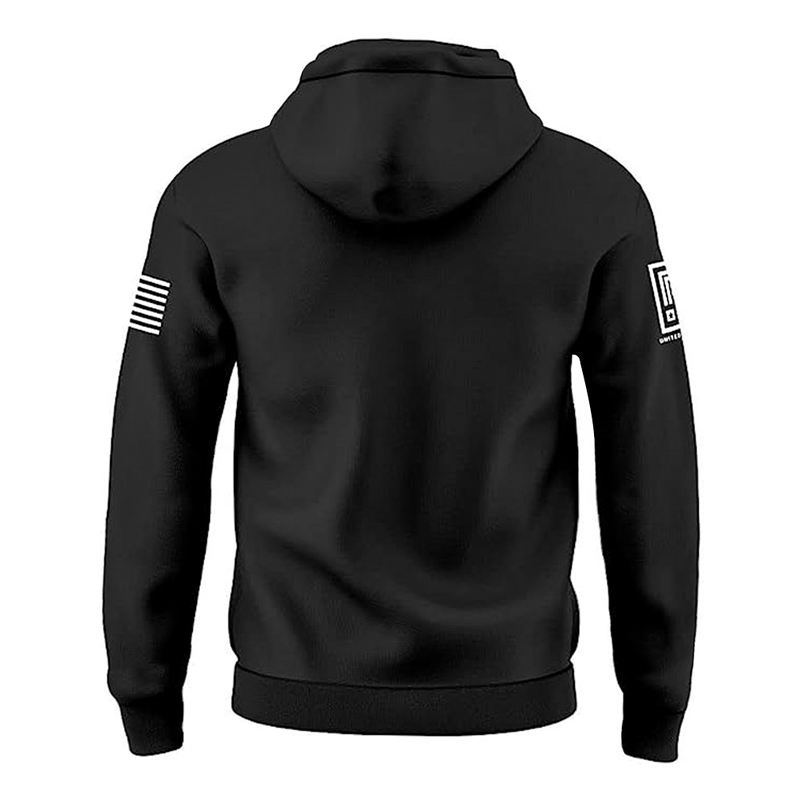 Skull American Flag Print Pullover Hoodie Skull American Flag Print Pullover Hoodie