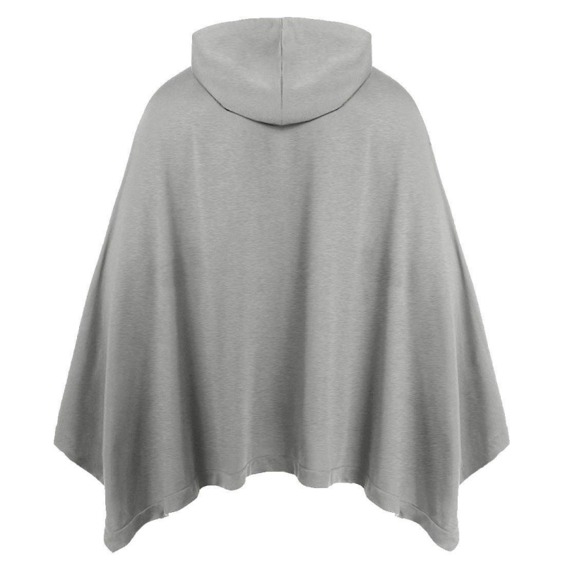 Oversized Batwing Sleeves Hooded Cape - Helloice Apparel