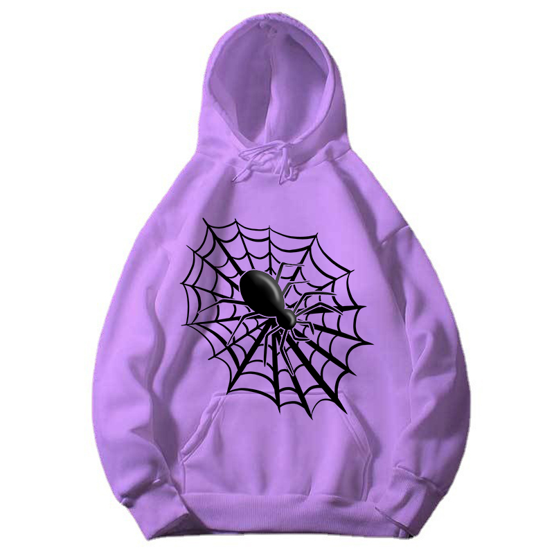 Trendy Spider Web Hoodie