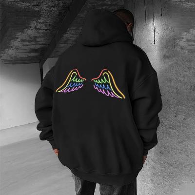 Trendy Colorful Wings Hoodie
