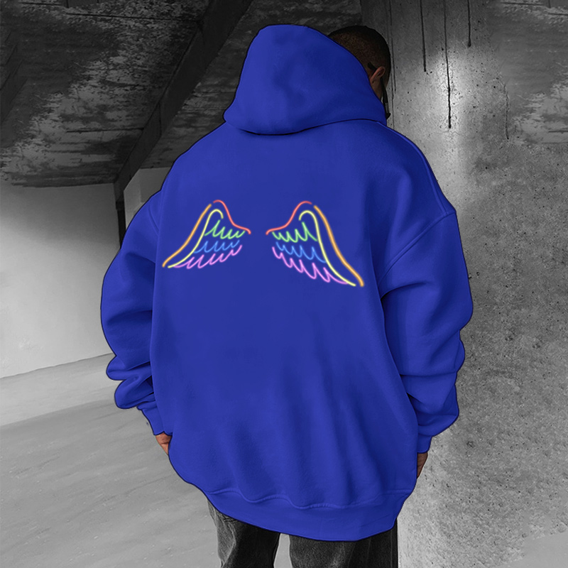 Trendy Colorful Wings Hoodie