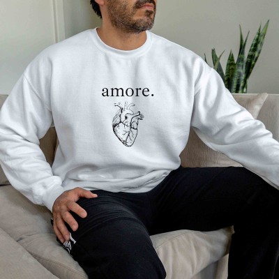 Street Style AMORE Printed Sweatshirt