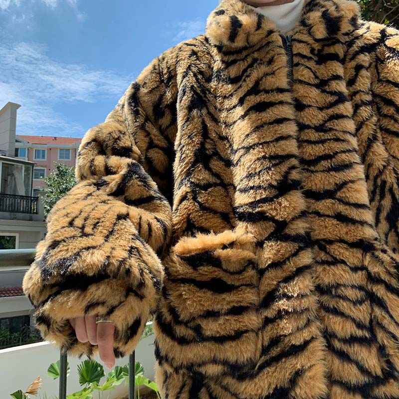  Tiger Leopard Print Jacket