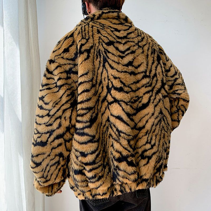  Tiger Leopard Print Jacket